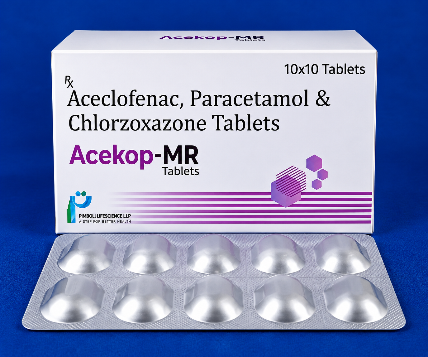 Aceclofenac, Paracetamol & Chlorzoxazone Tablets